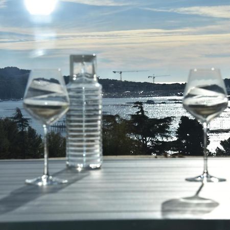 Studio Avec Vue Mer Et Terrasse 라센느쉬르메르 외부 사진